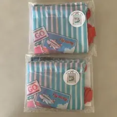 JAL オリジナル 巾着ナップサック 2개 세트