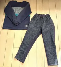 ！【裏起毛】トレーナー＆パンツセット130！