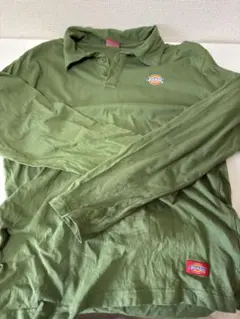 Dickies 長袖ポロシャツ オリーブ XLのサムネイル
