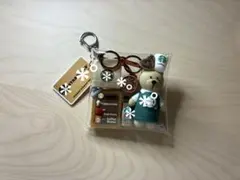 ガチャ詰めポーチ みどりくまちゃん カフェ コーヒー