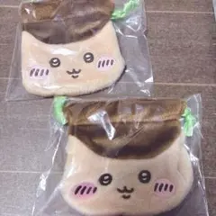【匿名配送】ちいかわ　おかお巾着　くりまんじゅう2個