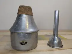 ヴィンテージ　古道具　ジャンク品ダークブラウン トランペット本体 ヴィンテージ 古道具 ジャンク品ダークブラウン トランペット本体