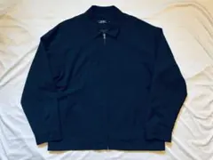 BENO ジップアップブルゾン navy LLサイズ