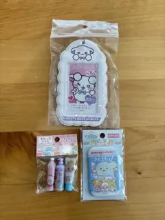 すみっコぐらし　らむう　缶バッジ　フォトキーホルダー