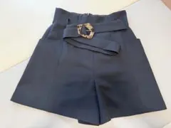 Rirandtureダークグレー ベルト付き ショートパンツ サイズ2