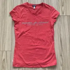Armani Jeans 半袖Tシャツ レッド系　36