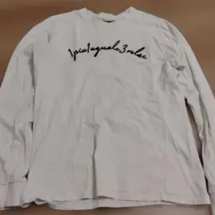 PLUGUALE3 RELAX ホワイト長袖Tシャツ