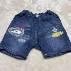 ベビーデニム ベビーショートパンツ ベビーズボン 90cmデニム 新品未使用