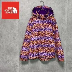 【美品】ノースフェイス キッズ ナイロンジャケット ヒョウ柄 レオパード