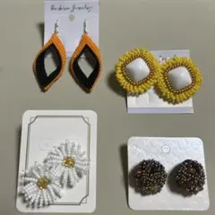 ハンドメイドピアス まとめ売り