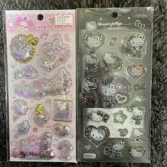 ドロップジェリーシール キラキラカプセルシール キティ マイメロディ サンリオ