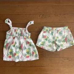Zara ベビー服 キャミソールとショートパンツセット 18/24ヶ月