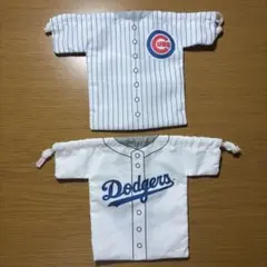 MLB ユニフォーム型巾着 ドジャース 大谷翔平 伊藤園
