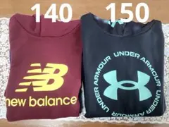 アンダーアーマー 150 new balance 140フート付パーカー