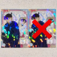 コナン キラキラクリアカードコレクション 工藤新一 毛利蘭 1点