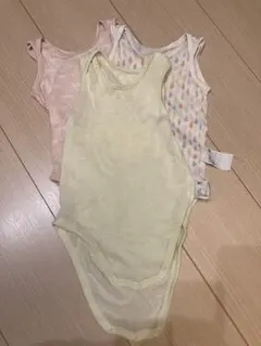 ベビー用肌着　ロンパース　タンクトップ　3枚セット　メッシュ　ユニクロ　80