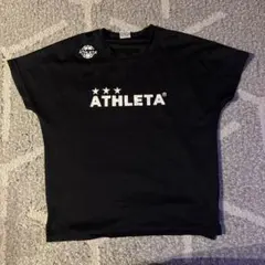 ATHLETA 黒 Tシャツ 3つ星デザイン