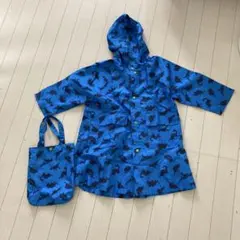 男の子　レインコート 100cm 110cm 収納袋付き　マザウェイズのサムネイル