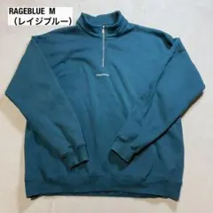 RAGEBLUE（レイジブルー）裏起毛ハイネックトレーナーハーフジップトップスのサムネイル