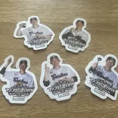 ヤクルトスワローズ ファン感 ステッカー　宮本　石山　木澤　大西　高橋
