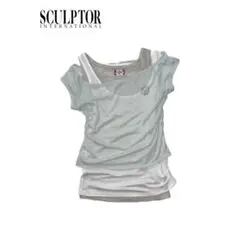 【SCULPTOR】Lazy Sleeveless Layered Teeのサムネイル