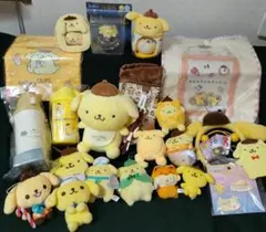 サンリオ　ポムポムプリン　マフィン　ぬいぐるみ　マスコット　レトロ　まとめ売り ポムポムプリン マフィン ぬいぐるみ 平成レトロ 限定品 まとめ売り