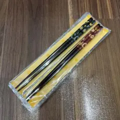 ディズニー 花柄木製箸 2膳セット