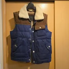 ザラ メンズ ダウンベスト