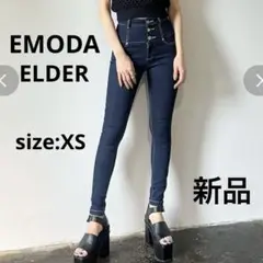 新品✨EMODA ELDER ハイウエストデニム インディゴ XS 早い者勝ち