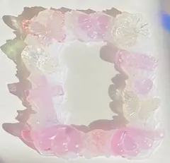 ホイップデコ トレカケース 推し活 クリアピンク