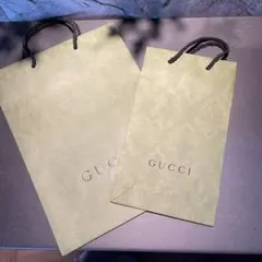 GUCCI ショッパー　紙袋　2枚セットのサムネイル