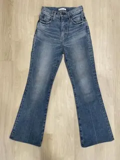 【新品同様、極美品】MOUSSY MVS BLU フレア　25 早い者勝ちです