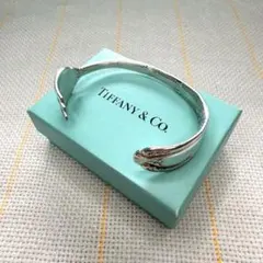 ☆SALE☆【ティファニー】フック&アイ バングル 希少デザイン 1053