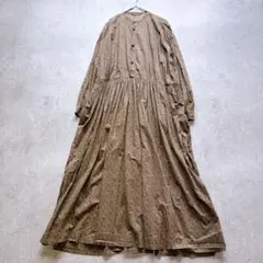 極美品✨TOUJOURS 2025年モデル クラシックギャザードレス モカのサムネイル