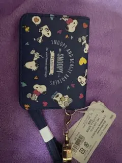 スヌーピー パスケース ネイビー