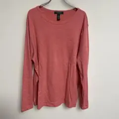 POLO RALPH LAUREN ピンク 長袖 Tシャツ 2XL