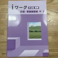iワーク ドリル数学 中 1
