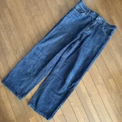 w closet ダークブルー ワイドパンツのサムネイル
