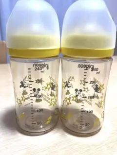 Pigeon ミッキーマウス 哺乳瓶 240ml 2本セット