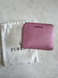FURLA 二つ折り財布 ピンク フルラ 小銭入れ カードケース