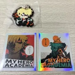 爆豪勝己　緑谷出久　ジャンプショップ　オーロラステッカー