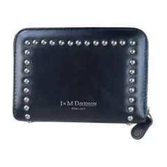 J&M DAVIDSON コインケース スタッズ コンパクトウォレット ブラックのサムネイル