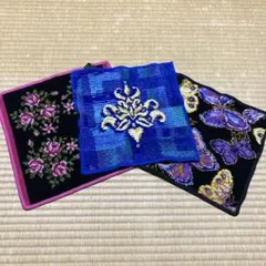 【3枚セット】美品 FEILERハンカチ/ハンドタオル