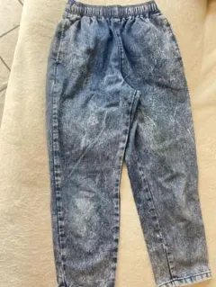 GU キッズ デニムブルーパンツ