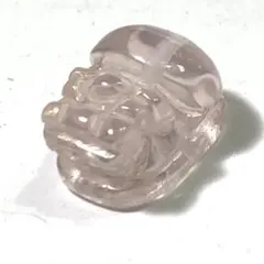 天然石 ローズクォーツ mini 貔貅 貫通穴ビーズ