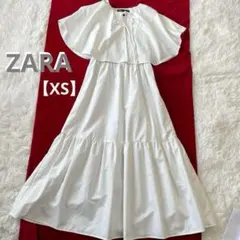 ✨ZARA✨ザラ✨【XS】ケープカラーワンピース