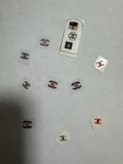 CHANELロゴ ステッカーネイルシールセット 10枚