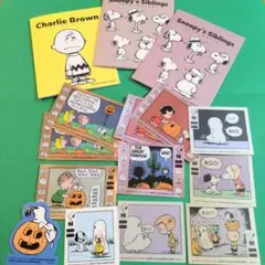 スヌーピーミュージアム　ステッカー、スタンプ台紙　ハッピーハロウィーン　コンプ