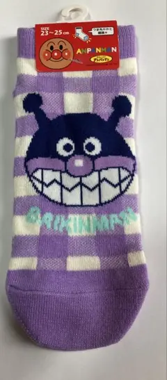 バイキンマン ソックス 23-25 cm 靴下