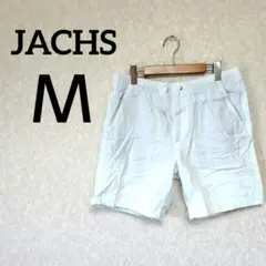 一点物✨JACHS【Ｍ】ショートパンツ ホワイト ウエストゴム 無地
